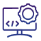 Mobile app development icon